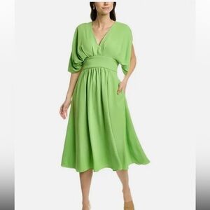 ALEXIA ADMOR Elegant Green Women's Dress